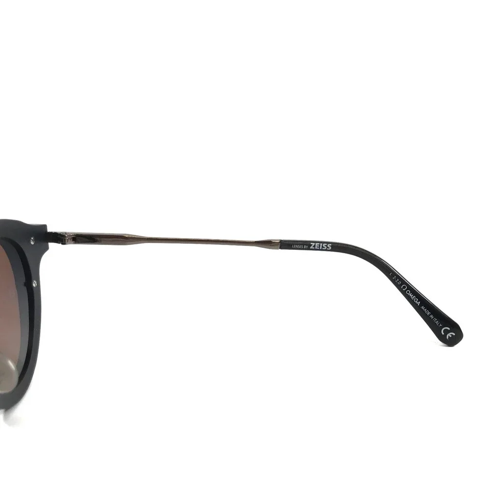 Omega Sunglasses OM0029 91C Matte Black Brushed Gunmetal Frames Gradient Lenses